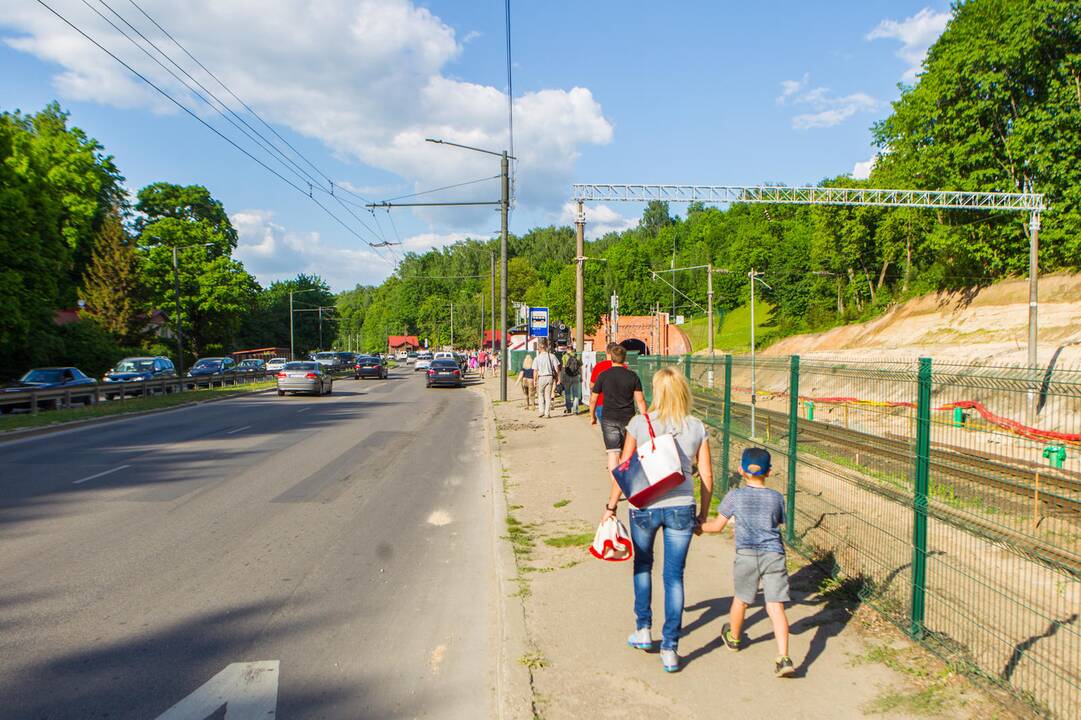 Inovatyvi ekspozicija Kauno geležinkelio tunelyje
