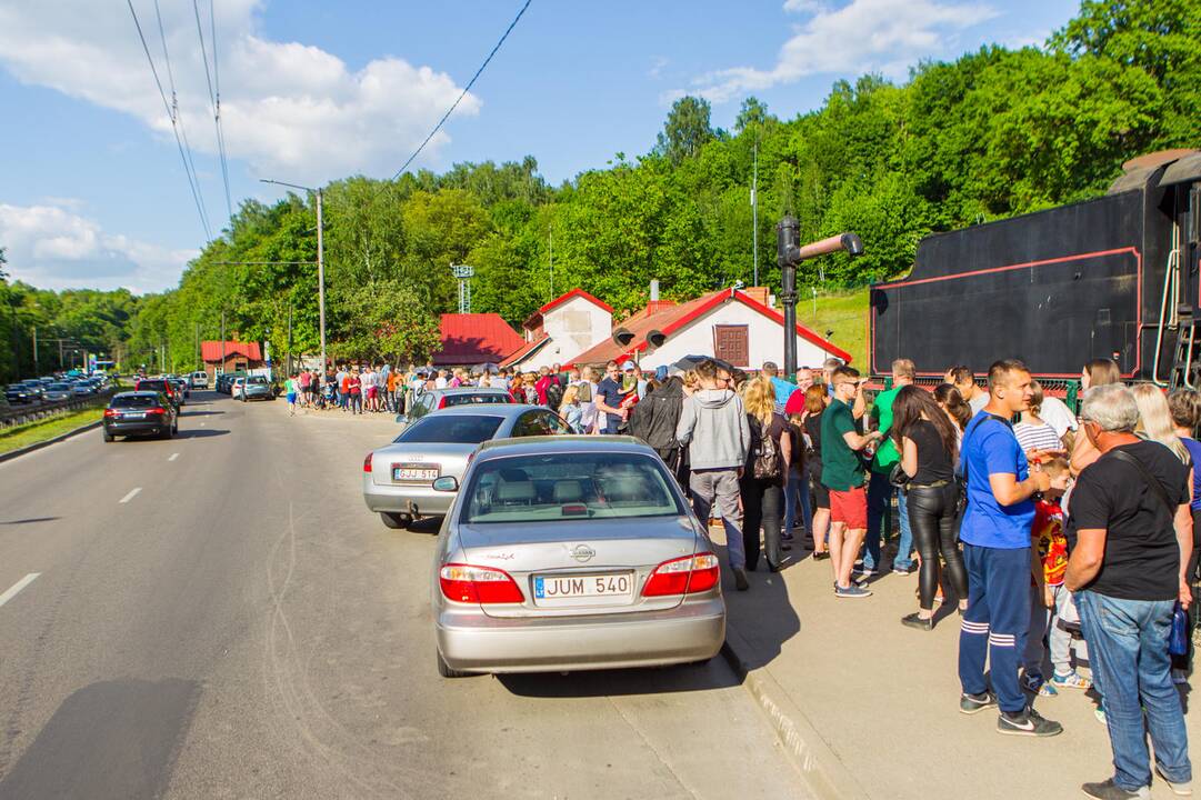 Inovatyvi ekspozicija Kauno geležinkelio tunelyje
