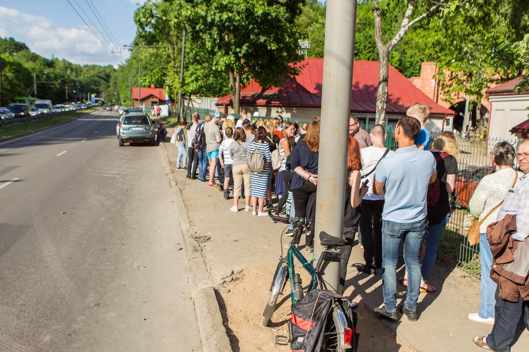 Inovatyvi ekspozicija Kauno geležinkelio tunelyje
