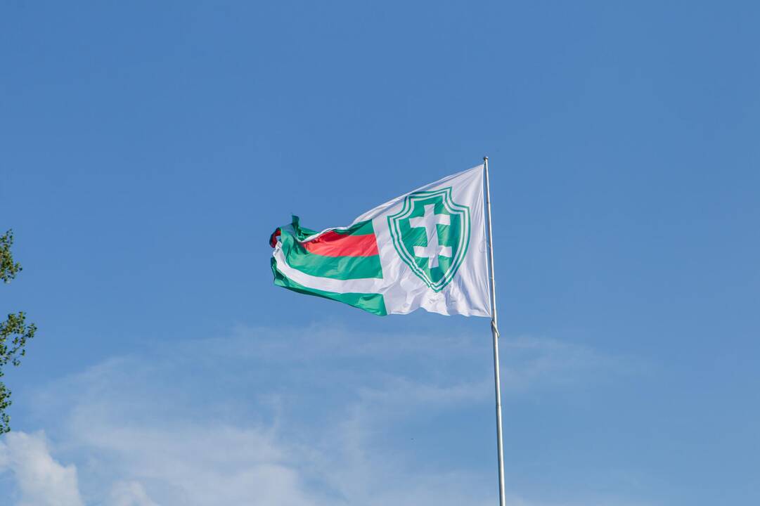 Iškelta Lietuvos šaulių sąjungos vėliava