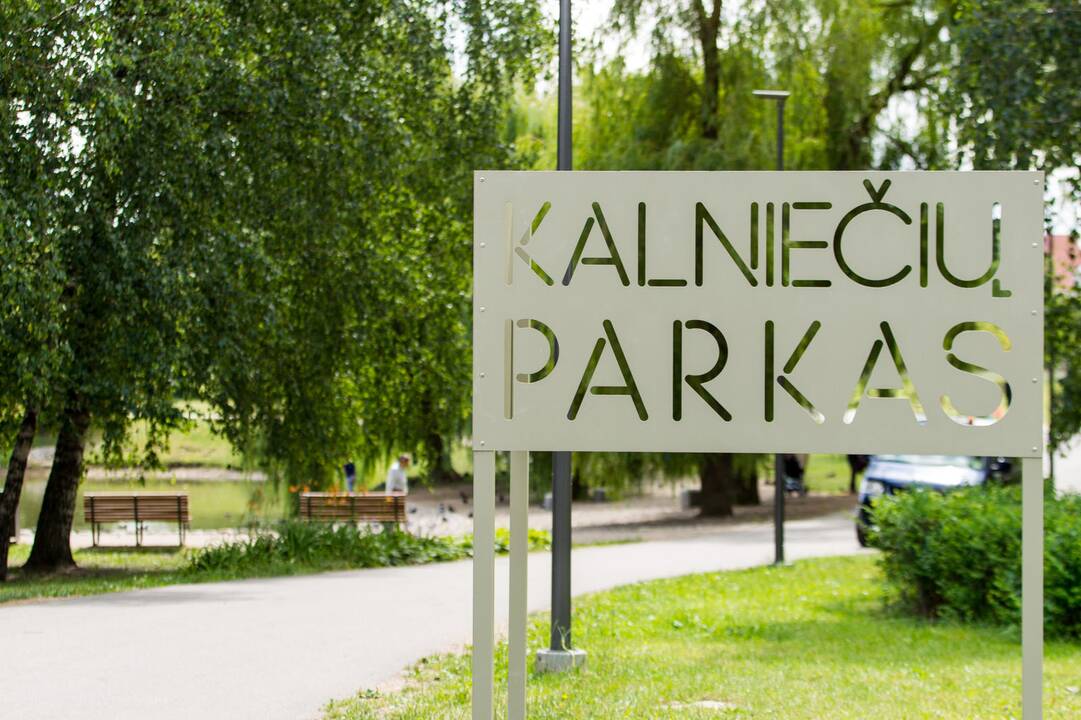 Į Kalniečių parko tvenkinį įleistos žuvys
