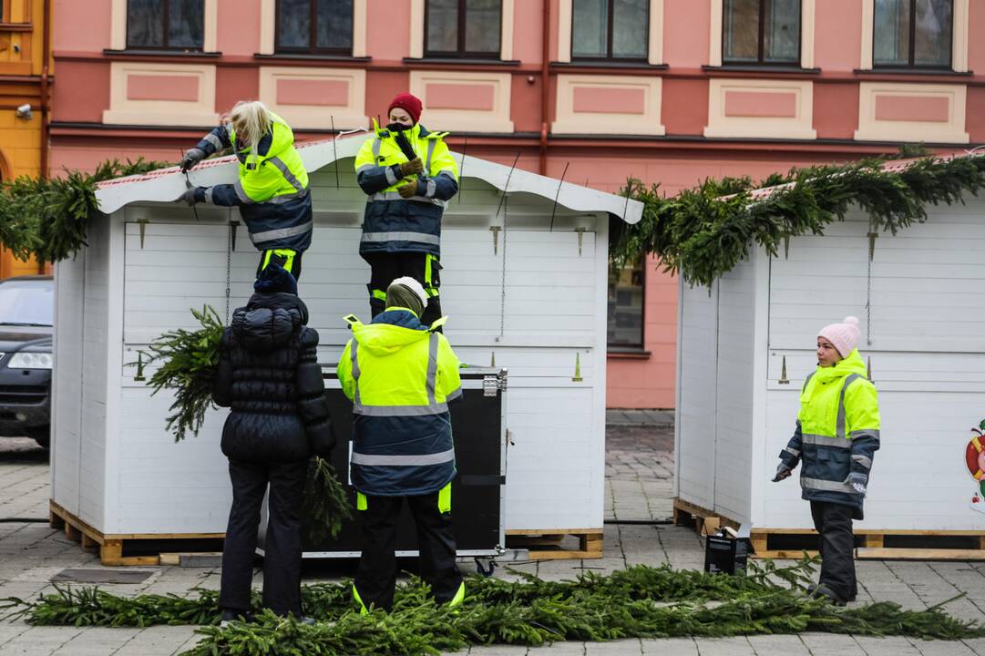 Kauno kalėdinės eglutės pristatymas