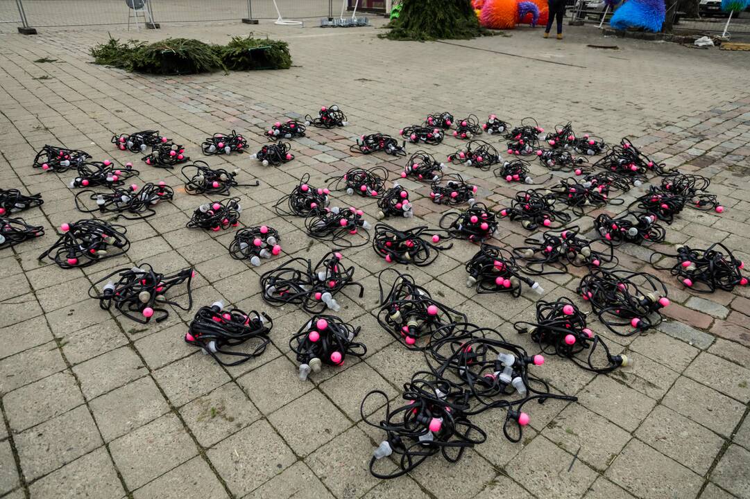 Kauno kalėdinės eglutės pristatymas