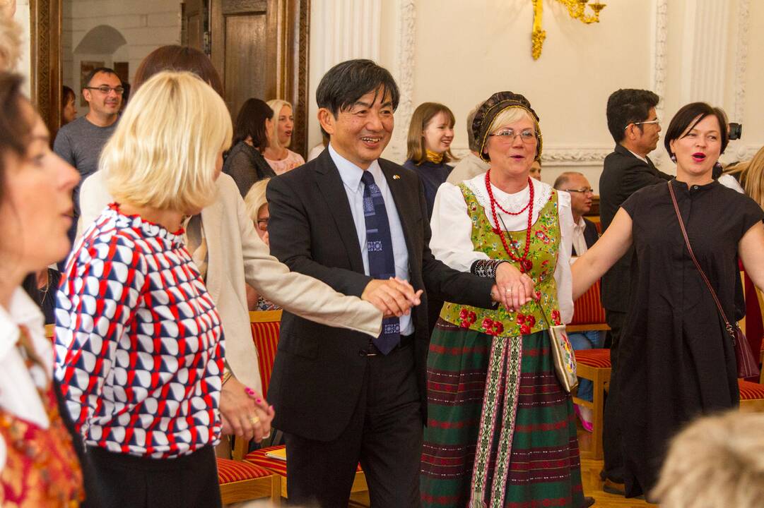 Kauno rotušėje – svečių delegacija iš Japonijos