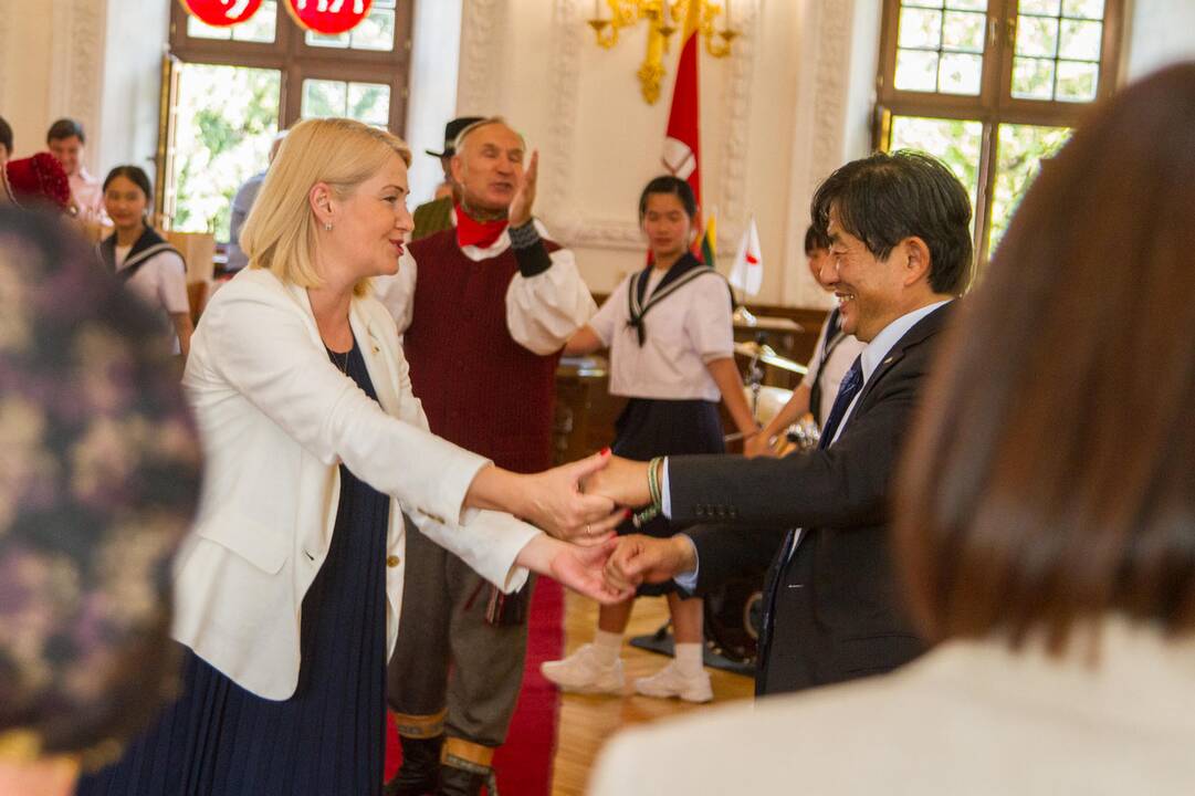 Kauno rotušėje – svečių delegacija iš Japonijos