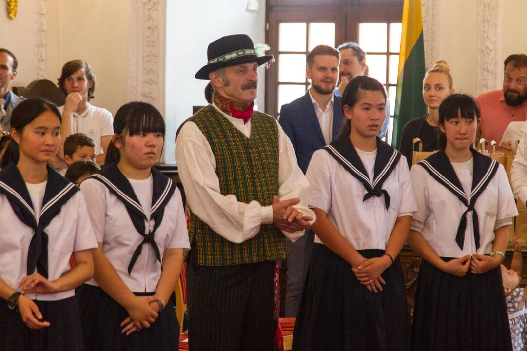 Kauno rotušėje – svečių delegacija iš Japonijos