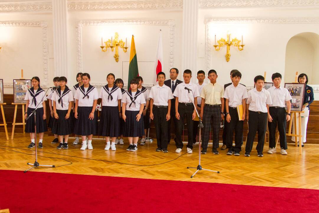 Kauno rotušėje – svečių delegacija iš Japonijos