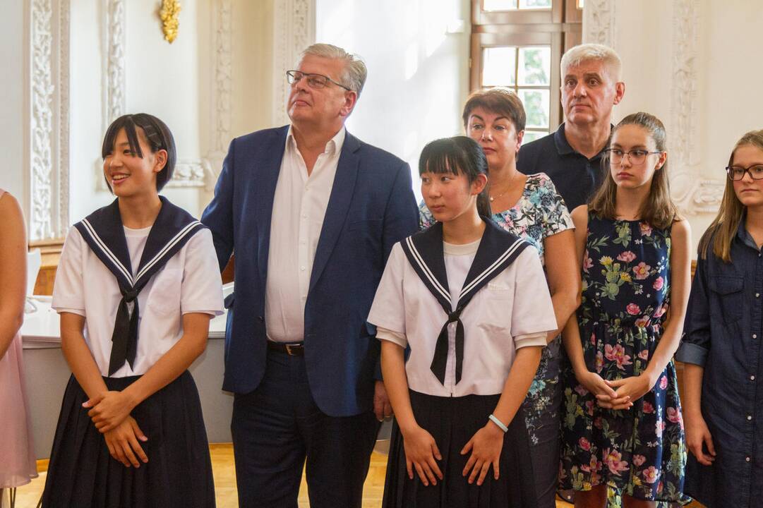 Kauno rotušėje – svečių delegacija iš Japonijos
