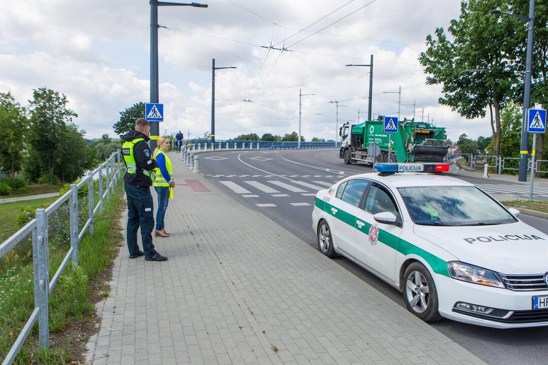 Per reidą – dėmesys dviratininkams ir paspirtukininkams