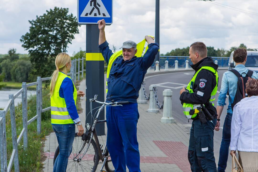 Per reidą – dėmesys dviratininkams ir paspirtukininkams