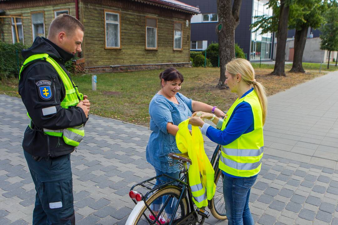 Per reidą – dėmesys dviratininkams ir paspirtukininkams