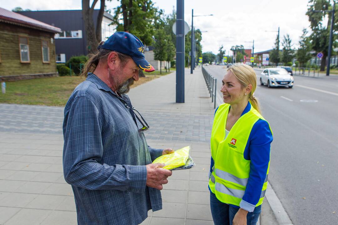 Per reidą – dėmesys dviratininkams ir paspirtukininkams