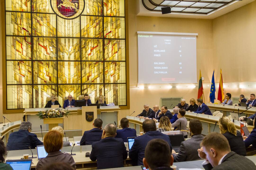 Kauno miesto tarybos posėdis (2019 gruodis)