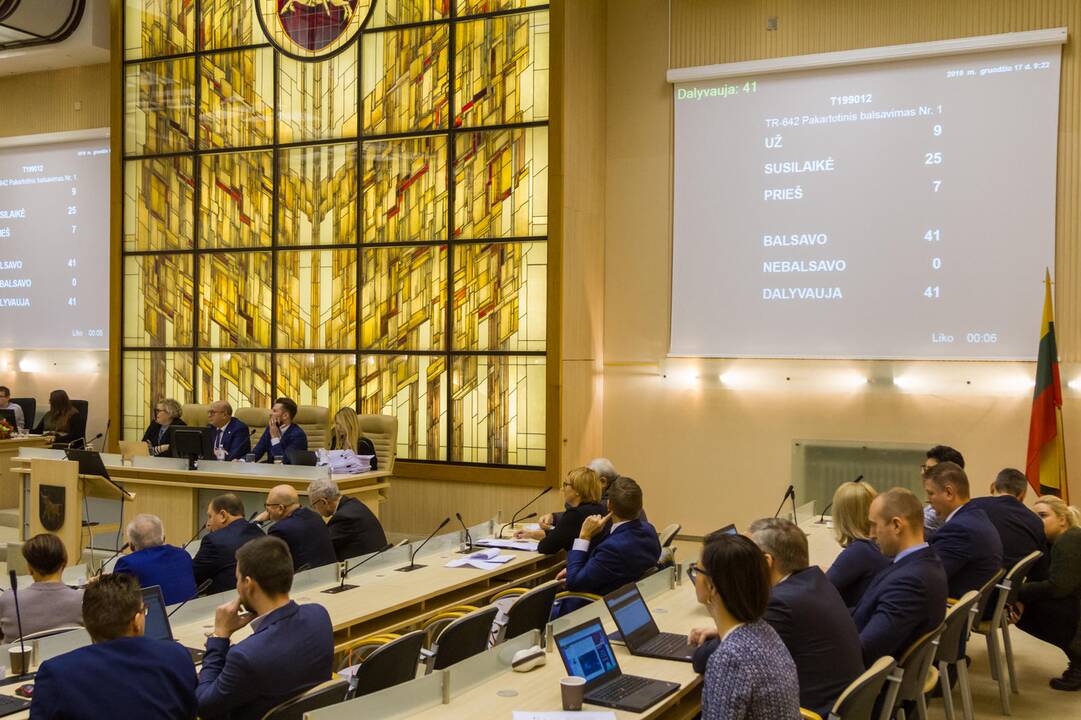 Kauno miesto tarybos posėdis (2019 gruodis)