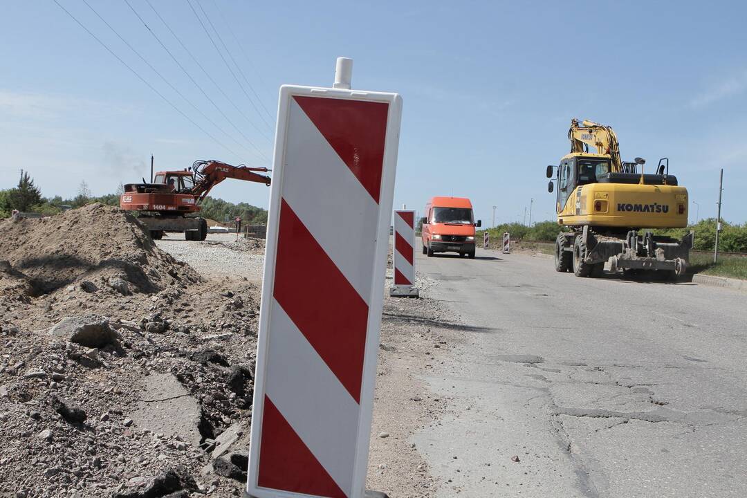 Klaipėdos Pajūrio gatvėje atsiras dvi naujos žiedinės sankryžos