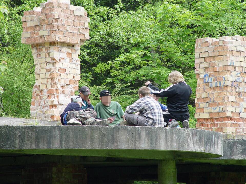 Vaikų gauja uostamiestyje įsisiautėjo