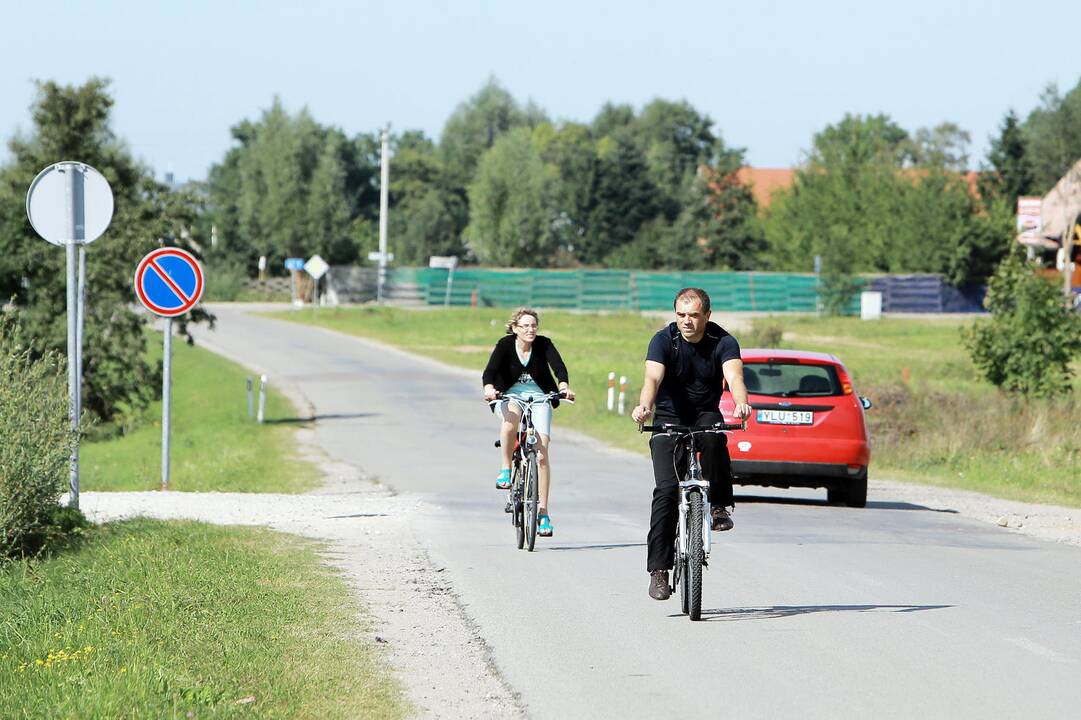 Dviračių takui Karklėje ieškoma milijonų