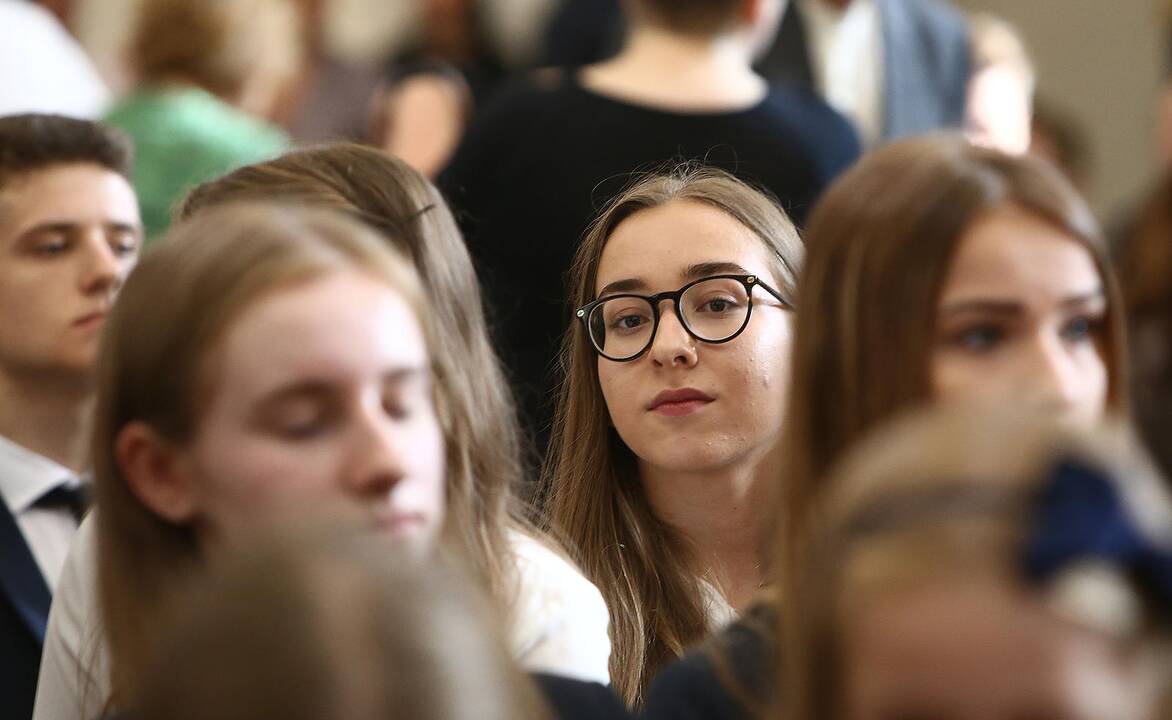 Mokslo metų pradžia miestą pripildė klegesio
