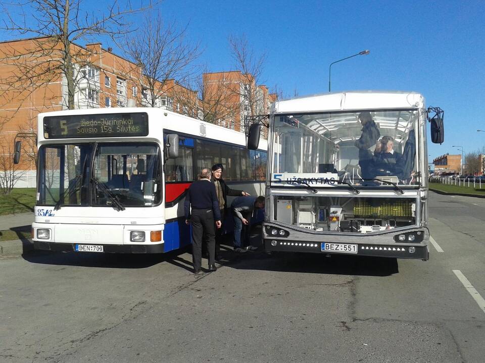 Naujovė: kol kas tai – pirmasis ir vienintelis elektrobusas Klaipėdoje ir visoje Lietuvoje.