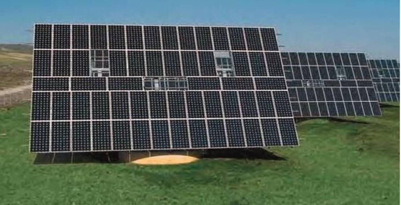 Projektas: vadovaujantis Vakarų Europos šalių patirtimi, ant Kalotės sąvartyno projektuojamas saulės jėgainių parkas.
