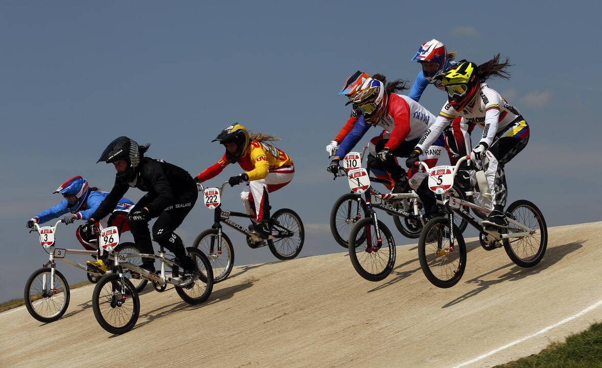 Atvirųjų Prancūzijos BMX dviračių kroso taurės varžybose V. Rimšaitė kol kas ketvirta