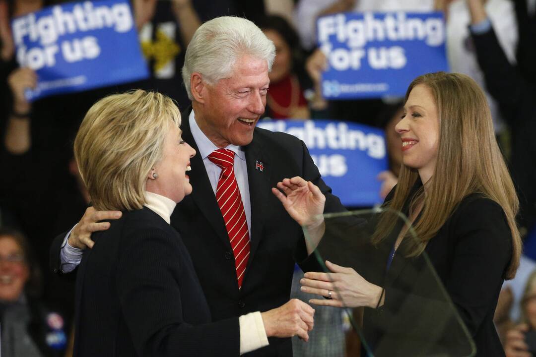 Hillary Clinton, Billas Clintonas, Chelsea Clinton.