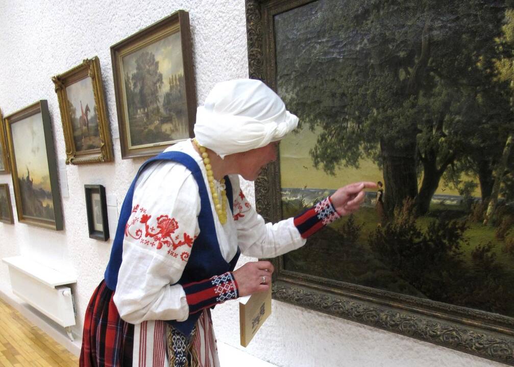 Parodos „Nuostabioji žemė...“ vernisaže.