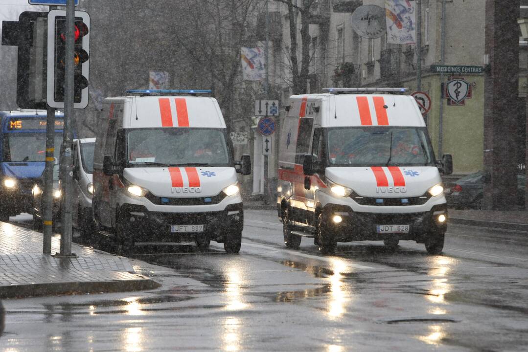 Pirmasis sniegas Klaipėdoje