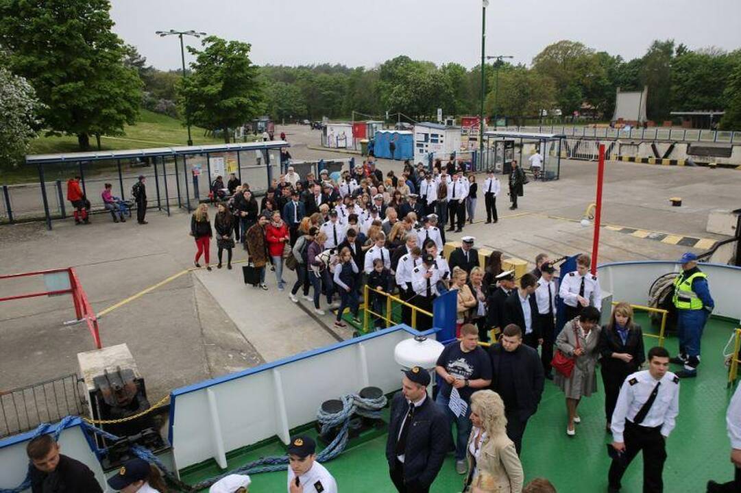 Antplūdis: vasarą senojoje Smiltynės perkėloje būna daug žmonių.