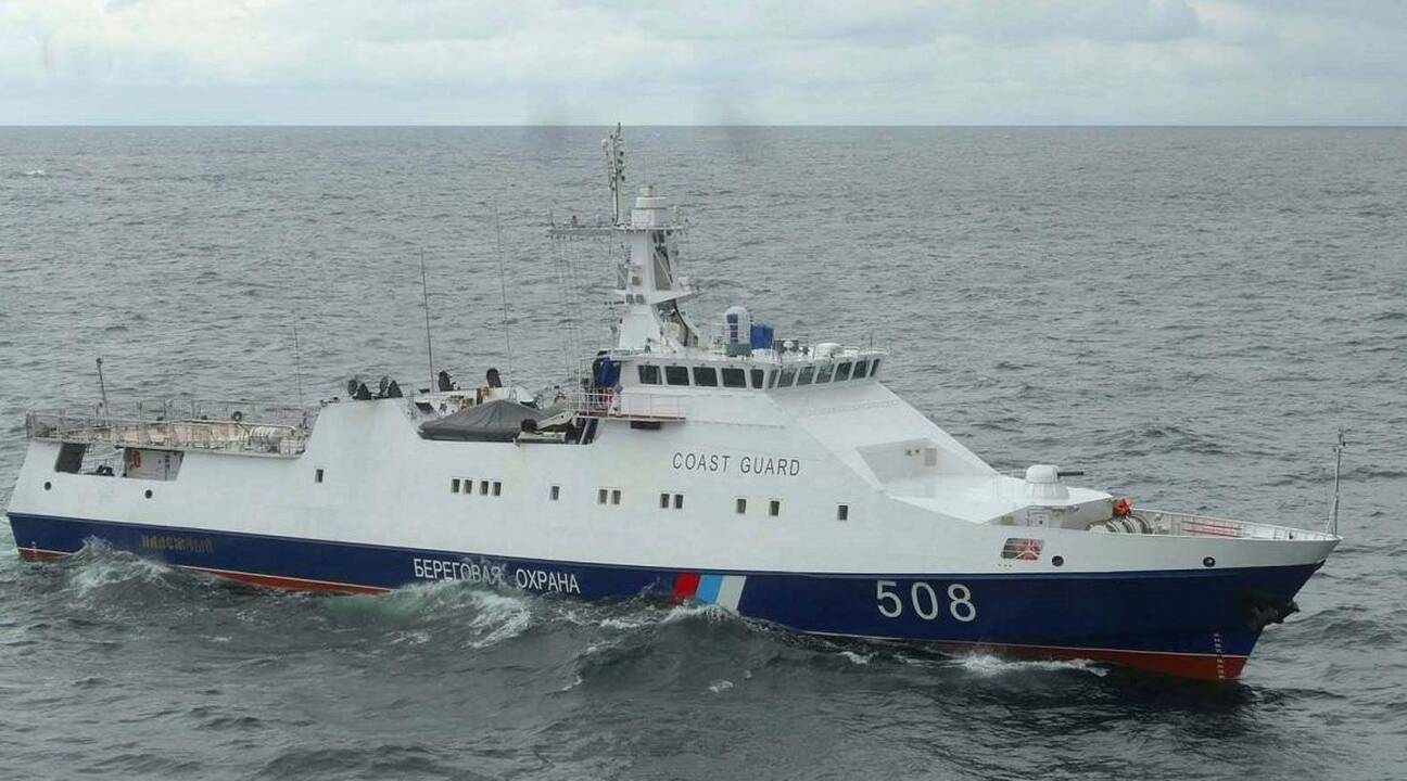 Jūroje: kelto „Regina Seaways“ krovininiame denyje po incidento.