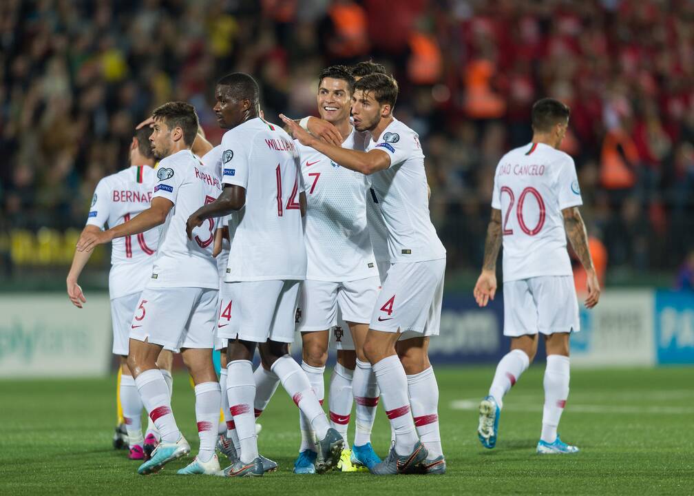 Futbolas: Lietuva – Portugalija 1:5