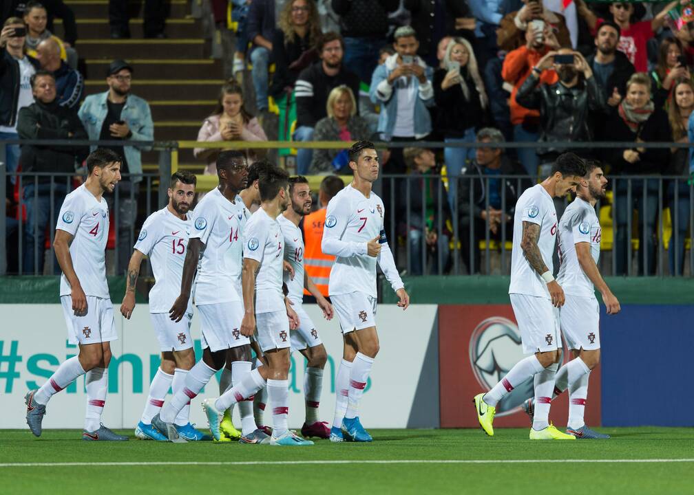 Futbolas: Lietuva – Portugalija 1:5