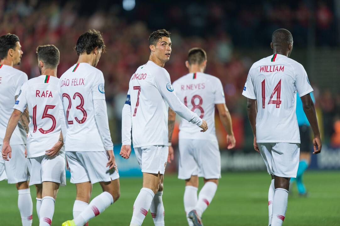 Futbolas: Lietuva – Portugalija 1:5