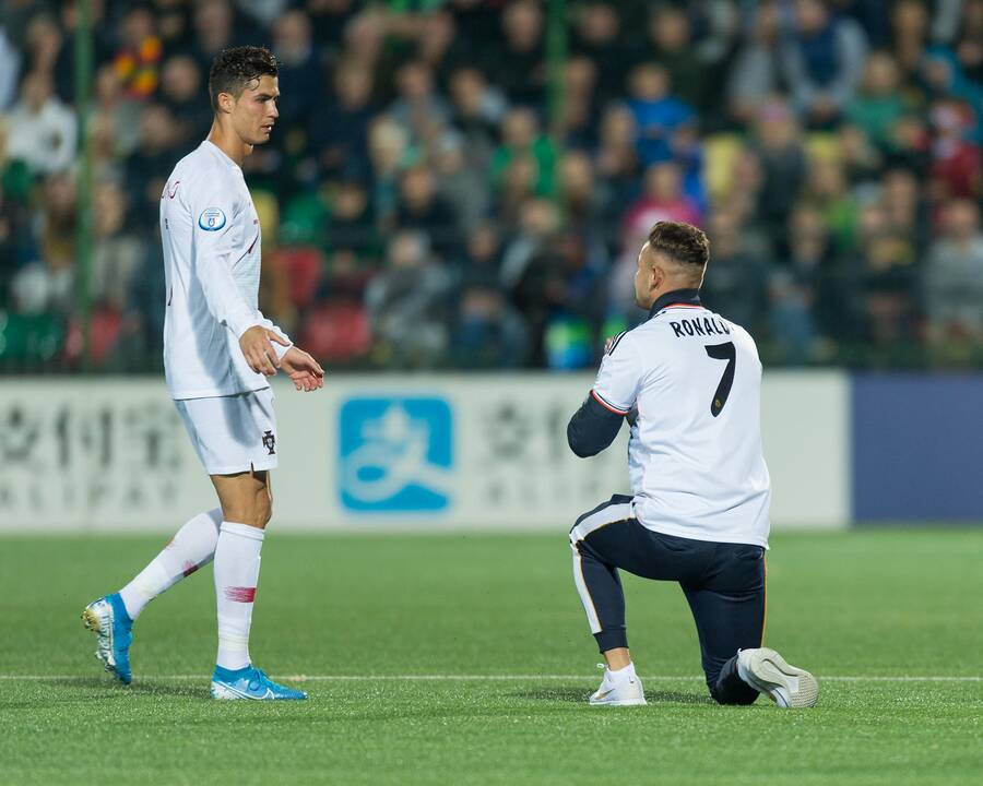 Futbolas: Lietuva – Portugalija 1:5
