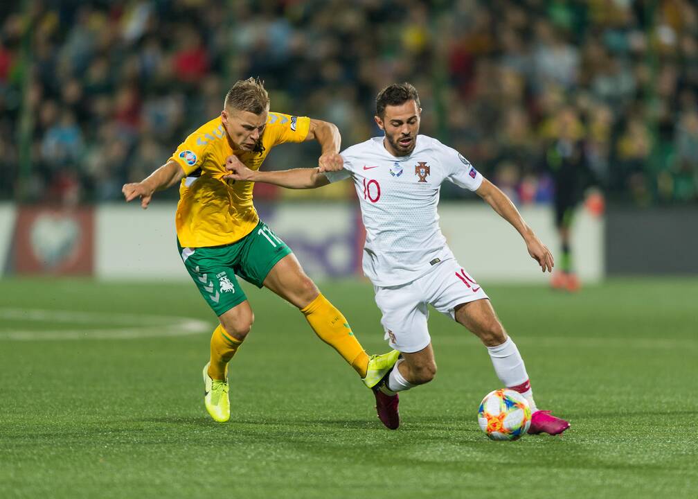 Futbolas: Lietuva – Portugalija 1:5