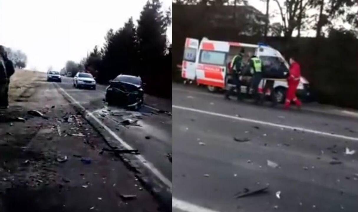 Šilalės rajone susidūrė trys automobiliai