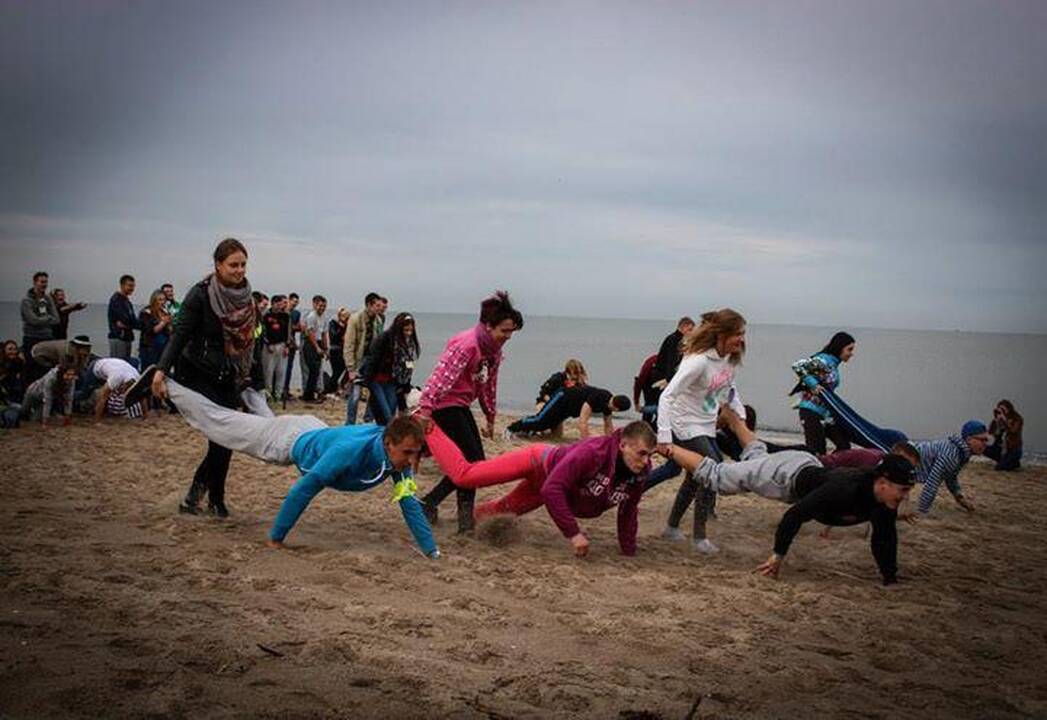 Potyriai: KU naujokams didelį įspūdį paliko organizuota pirmakursių stovykla.