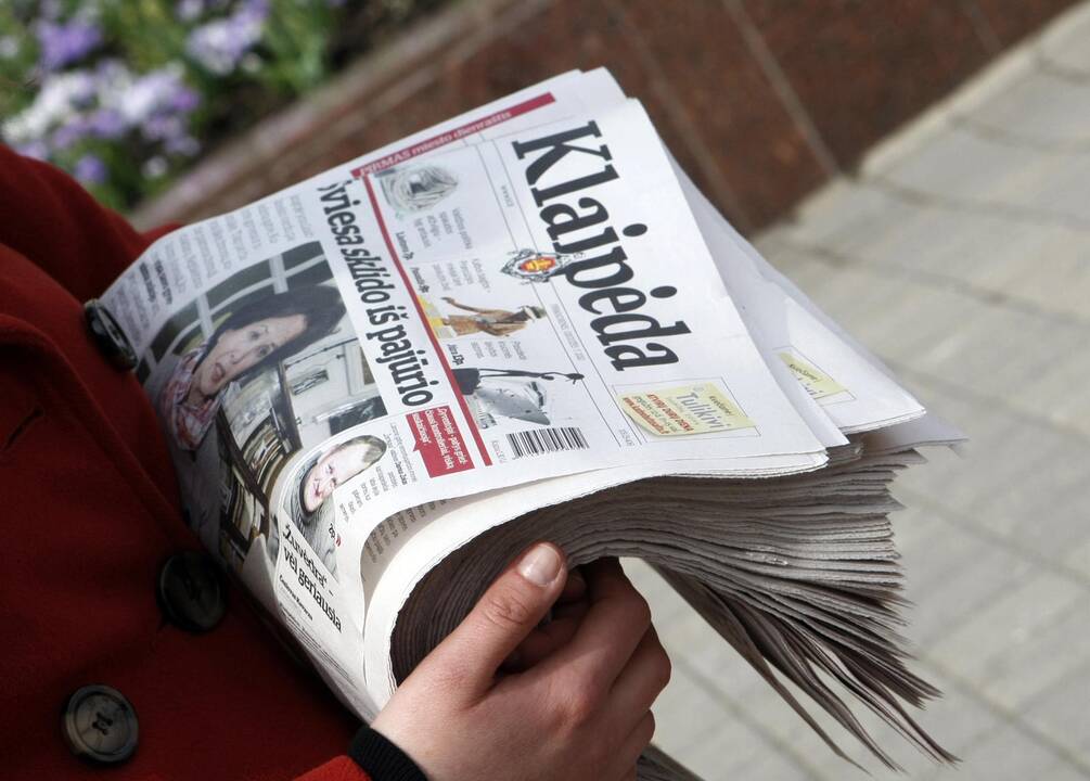 Ištikimybė: dienraštis "Klaipėda" skaitytojus pasiekia jau 74 metus.