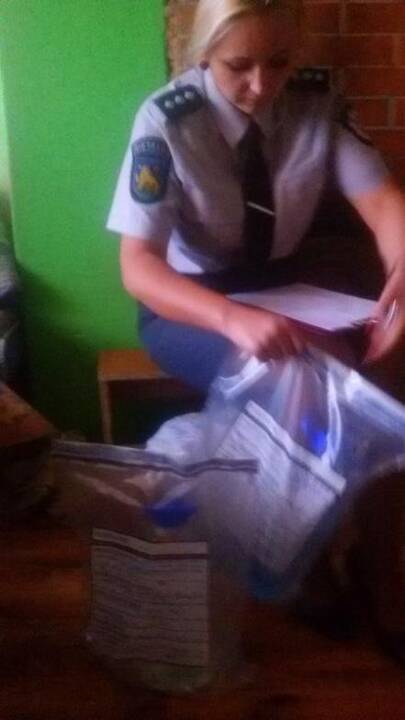 Pas senolę rado naminės degtinės