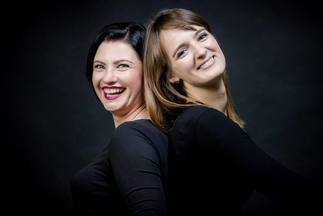J.Šležaitė ir S.Zajančauskaitė.