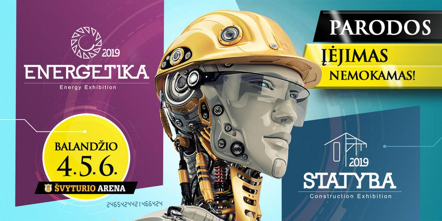Pirmą kartą – nemokamai: visi laukiami statybų ir energetikos parodose