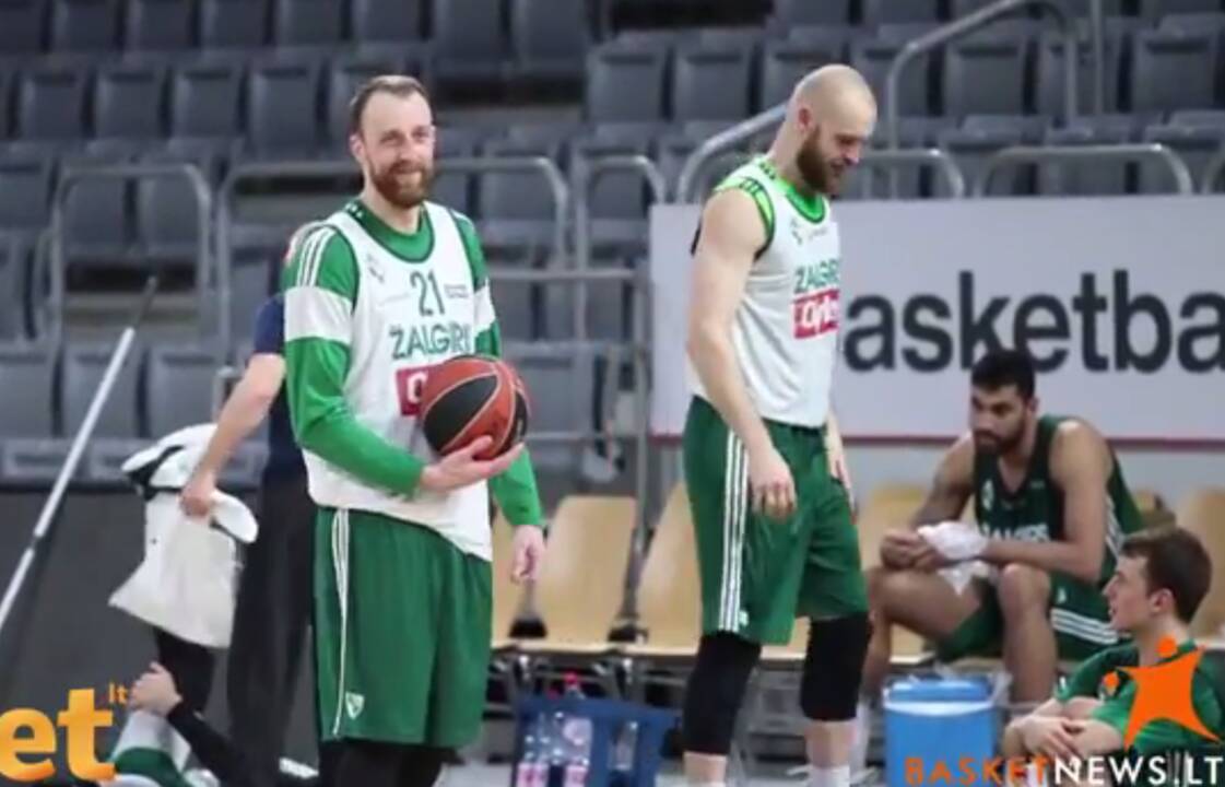 „Žalgirio“ treniruotę vainikavo fantastiškas A. Milaknio šūvis