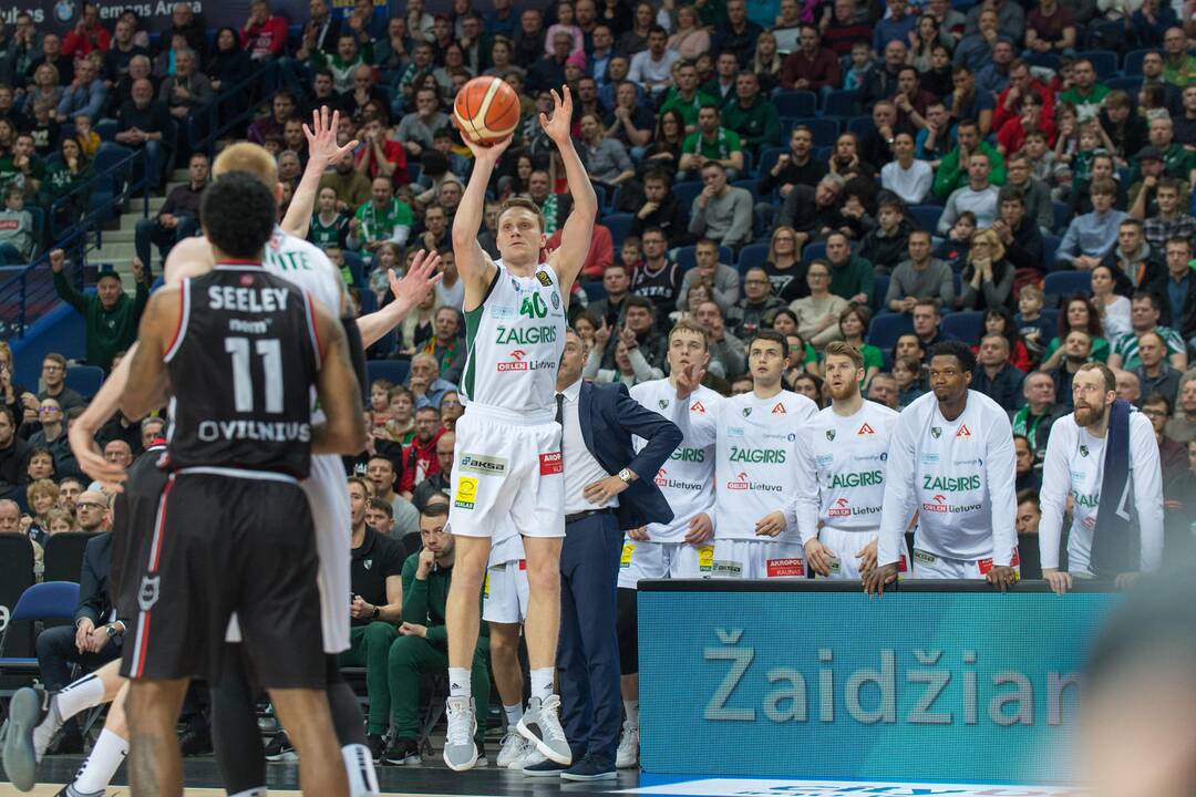 Užtikrinta „Žalgirio“ pergalė Vilniuje