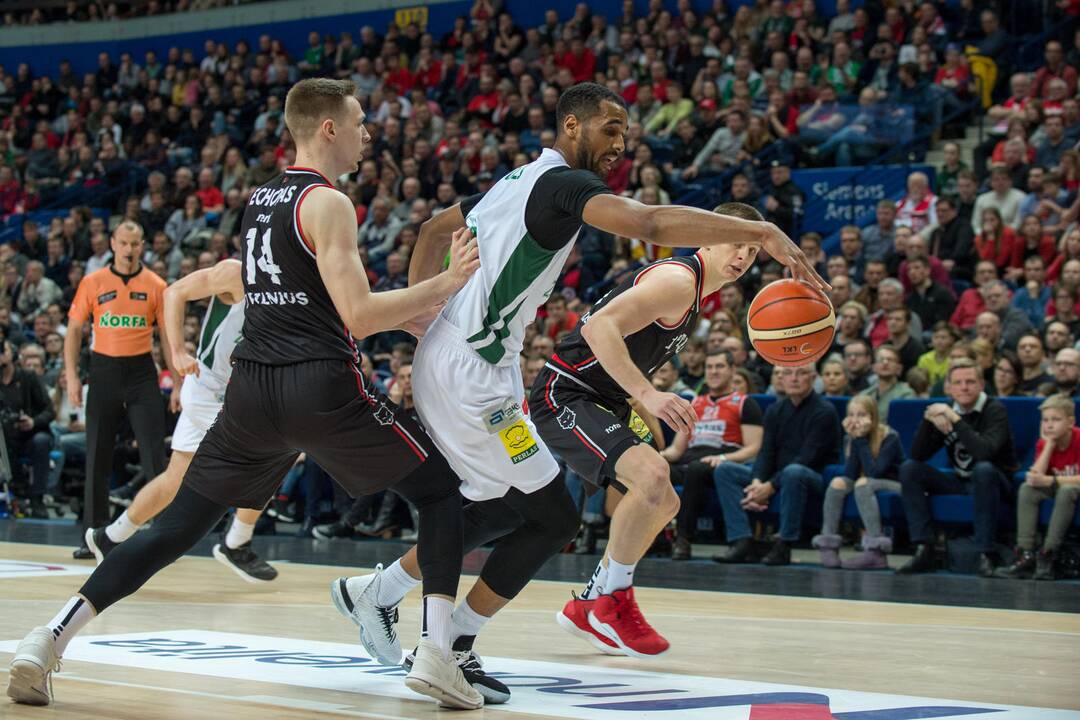 Užtikrinta „Žalgirio“ pergalė Vilniuje