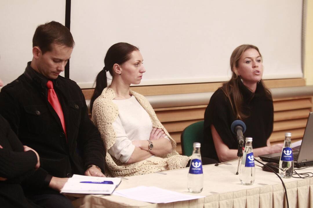 Baleto žvaigždžių spaudos konferencija