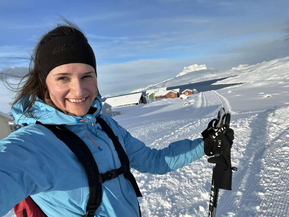 Susižavėjusi: 32-ejų lietuvė Grenlandijoje gyvena jau aštuoneris metus, tačiau prisipažįsta, kad jai lig šiol kvapą gniaužia šios salos grožis ir unikalumas.