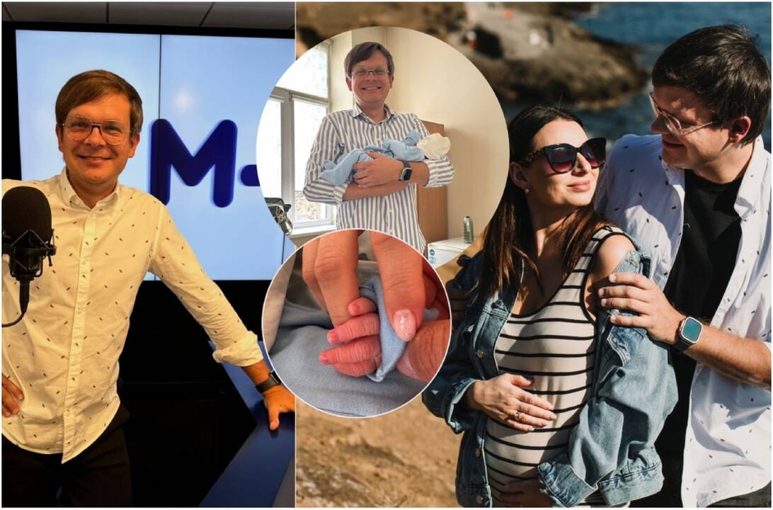 Tėčiu tapęs Saulius Žvirgždas apie gimdymą, ašaras ir iššūkius: pirmos dienos primena festivalį