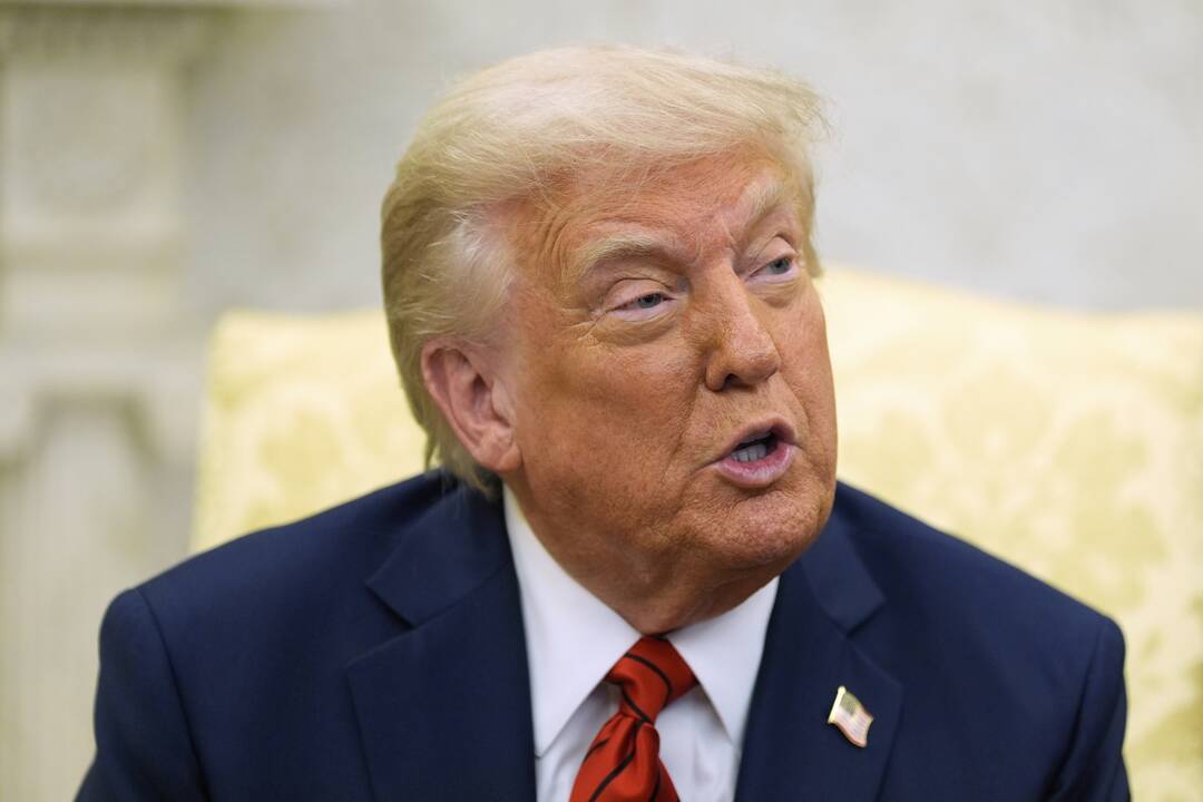 Trumpas: susitarimas su Ukraina dėl iškasenų gali būti pasirašytas kitą ketvirtadienį