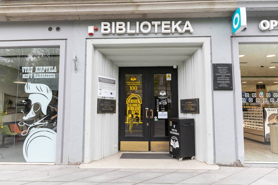 Kauno Vinco Kudirkos viešajai bibliotekai – šimtas