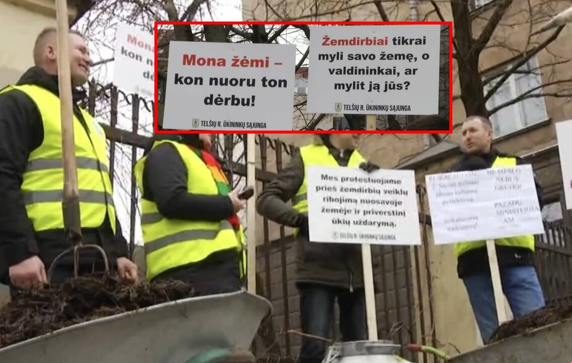 Vėl protestuojantys ūkininkai: išsilies srutos, kas tada atsitiks?